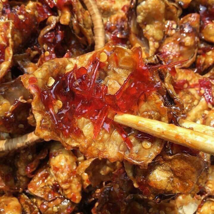 Mực rim me sa tế