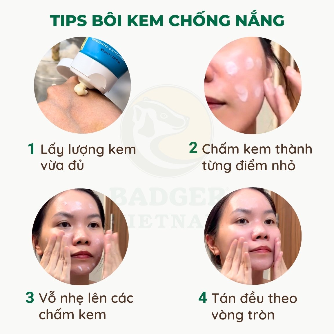 Kem chống nắng BADGER Active SPF 30 – 87mL