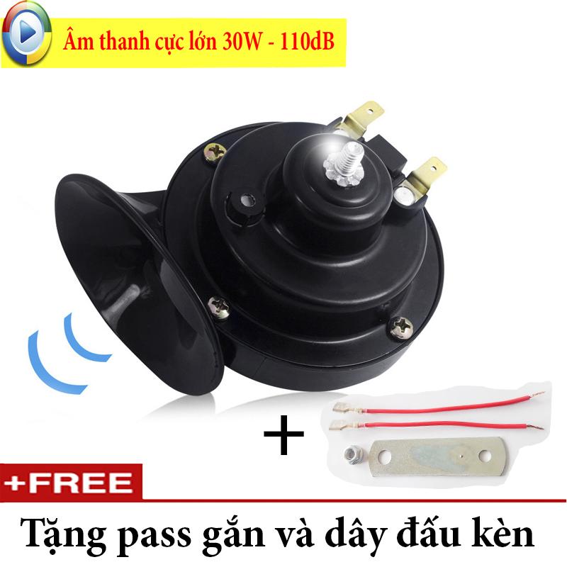 Còi Hơi Ốc Sên Dành Cho Xe Máy Siêu Âm Thanh 12V Yq-03, Thao Tác Lắp Đơn Giản, Phù Hợp Tất Cả Các Dòng Xe