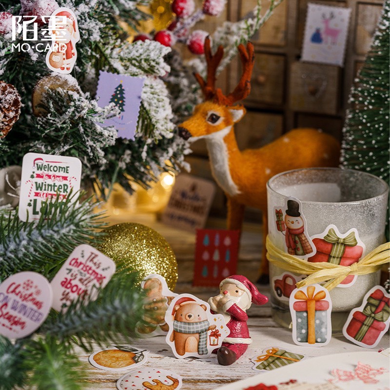 Bộ Sticker / Hình dán Kiểu Dáng Giáng Sinh - Sticker Noel (45 Hình)
