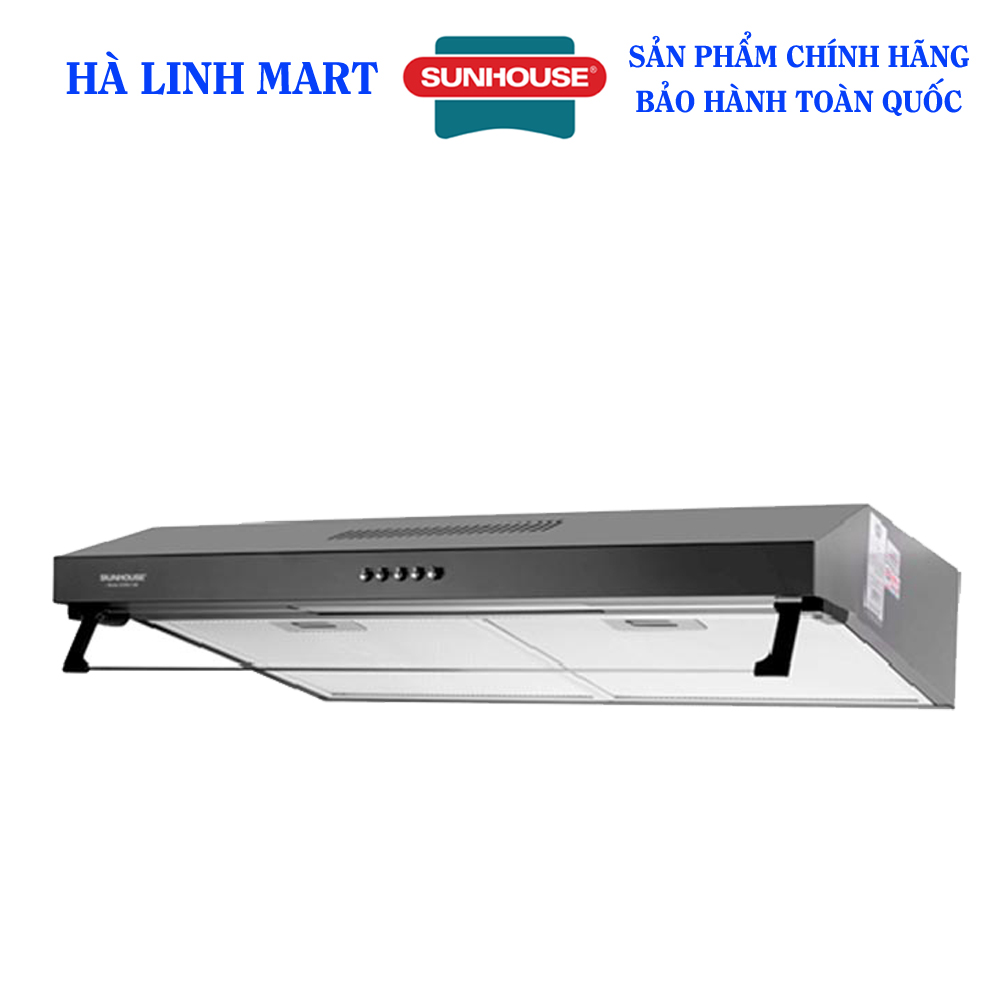Máy hút mùi nhà bếp Sunhouse SHB6118B - Máy hút khói bếp - Bảo hành 18 tháng tại nhà
