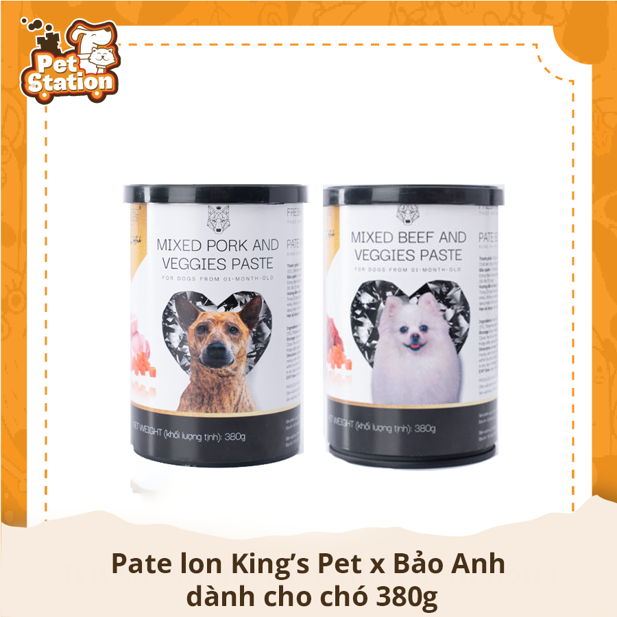 PATE LON KING S PET BY BAO ANH DÀNH CHO CHÓ 380G