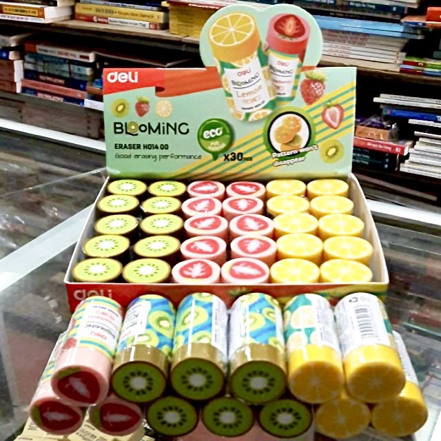 Gôm tẩy Dẻo hình Trái Cây Deli