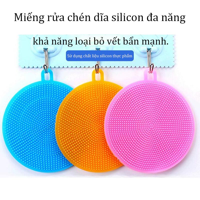 Miếng rửa chén dĩa silicon đa năng