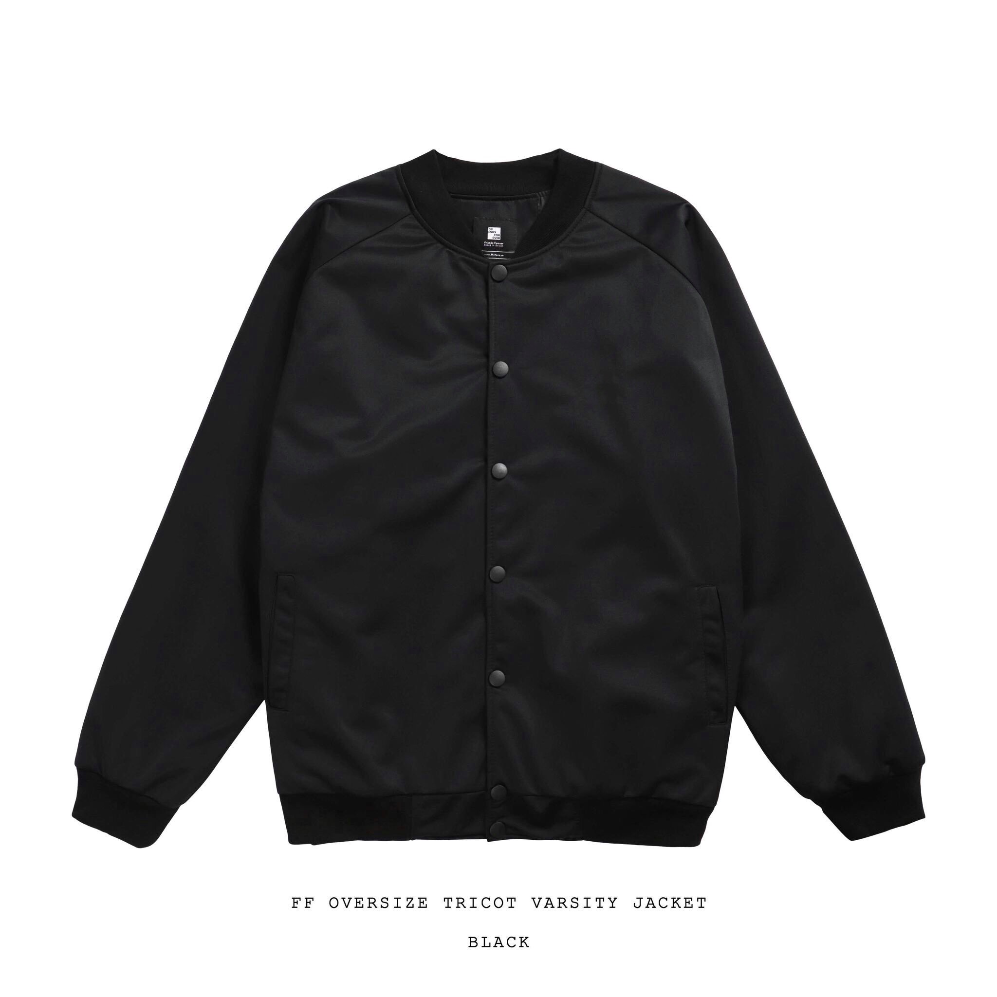 Áo Khoác FF OVERSIZE TRICOT VARSITY JACKET