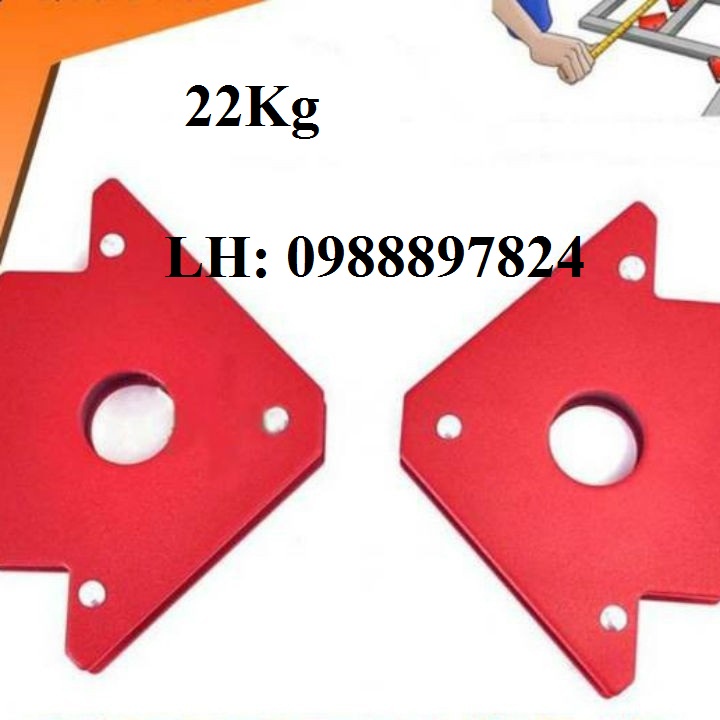 Bộ 2 Ke Góc Nam Châm 22Kg - 50LBS - Dụng Cụ Hàn
