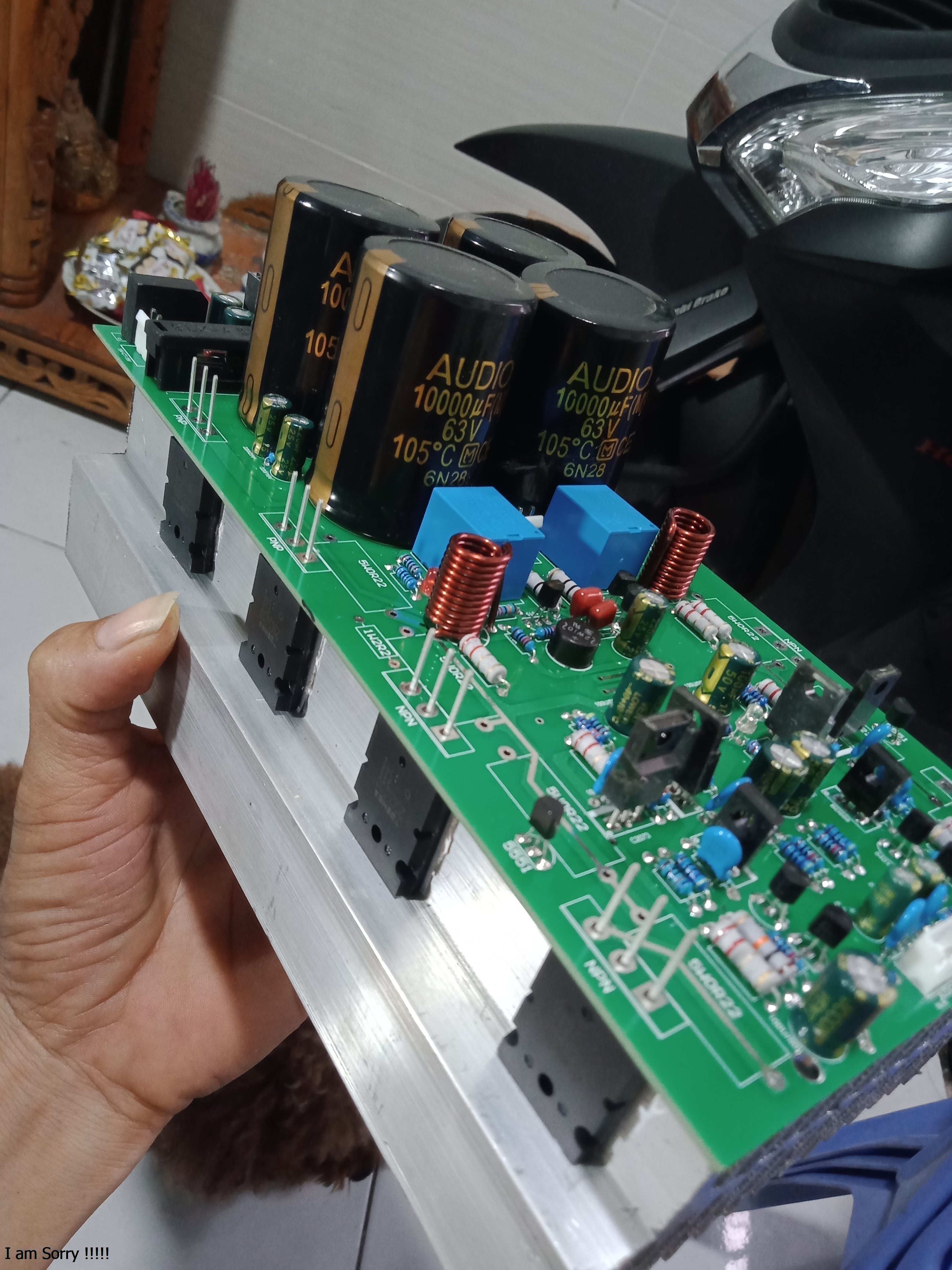 mạch công suất 8 sò liền nguồn