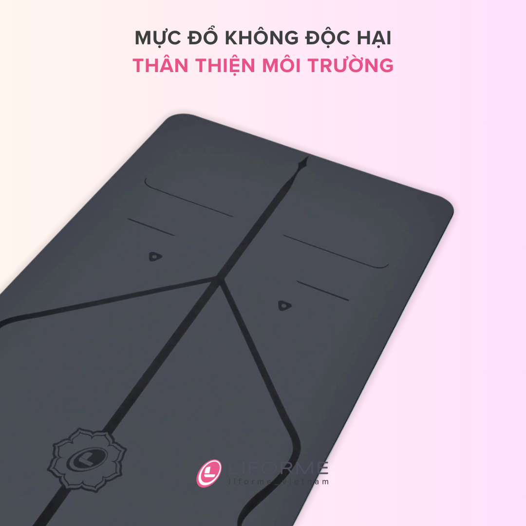 Thảm tập yoga Liforme Classic 4.2mm - Grey