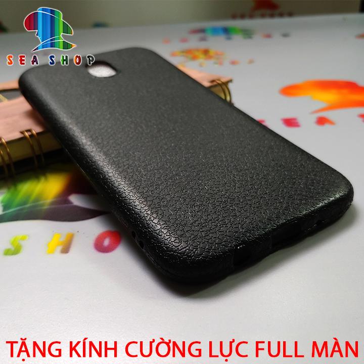 Ốp lưng samsung galaxy j7 pro 2017 / j730 nhựa dẻo vân da / ốp chống trơn samsung j7 pro / case samsung j7 pro