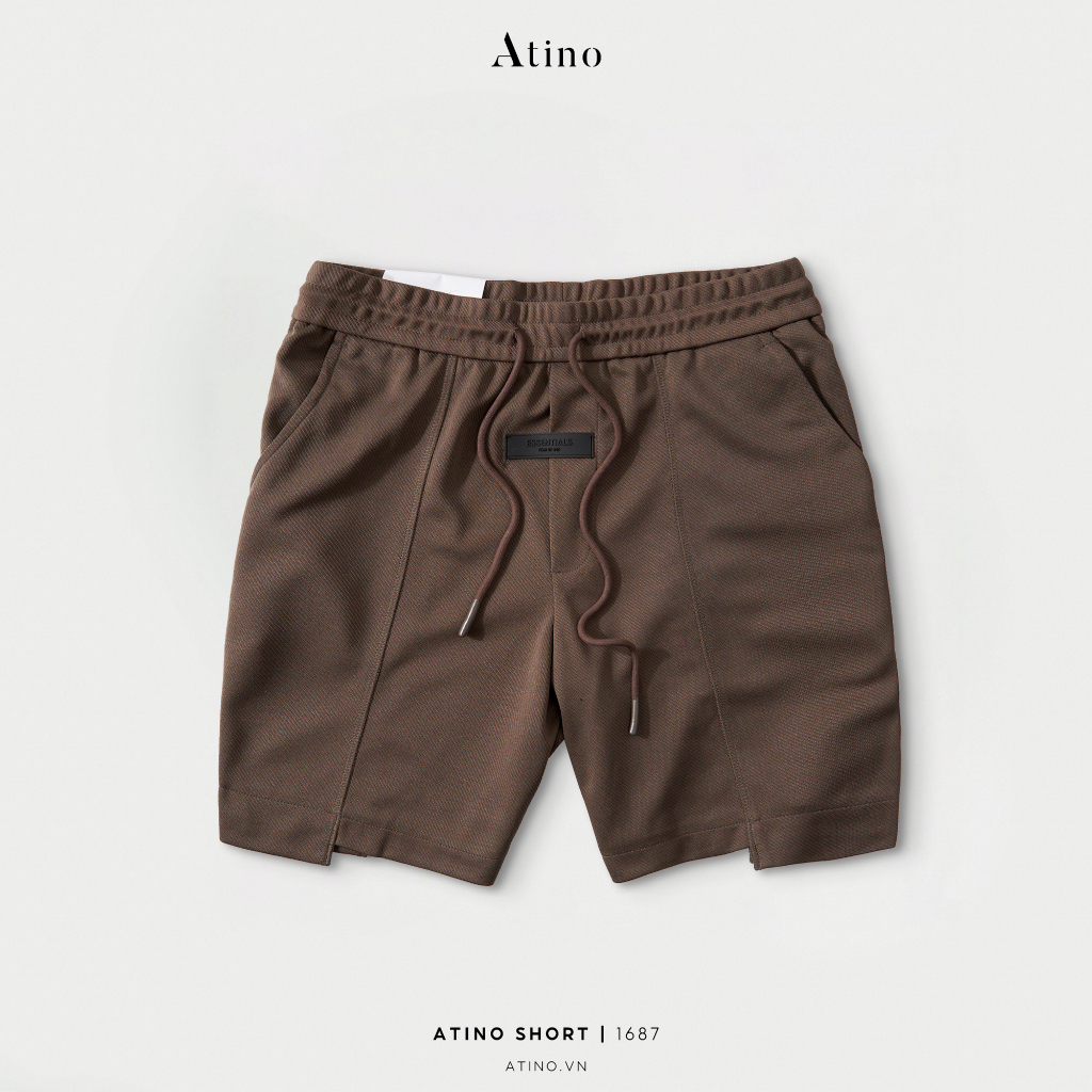 Quần short nam atino chất liệu vải thun dáng trẻ trung form regular qs2.1687