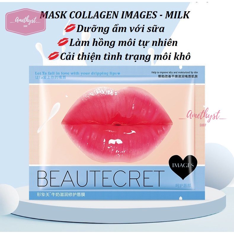 COMBO 20 Miếng Mặt Nạ Môi Images - Collagen Lips Moist Mask