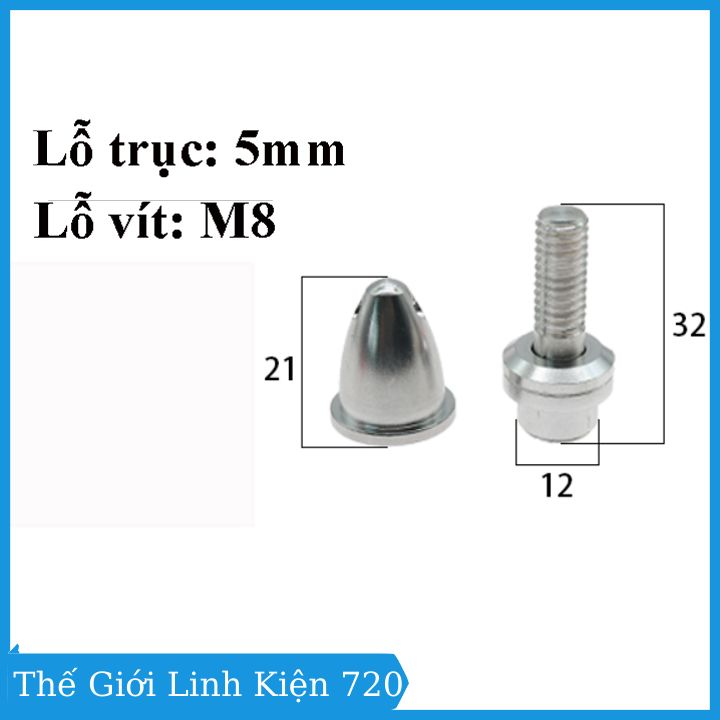 Chốt đầu đạn kẹp cánh quạt, chế máy cắt cỏ,...kích thước đa dạng