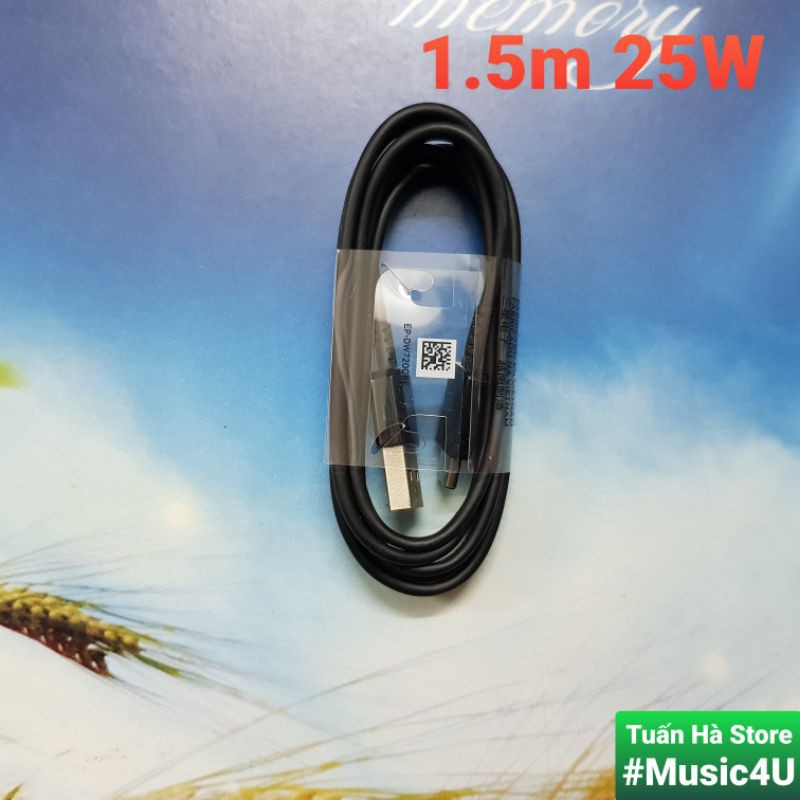Cáp sạc nhanh Samsung USB Type C 15W và 25W [Music4U]