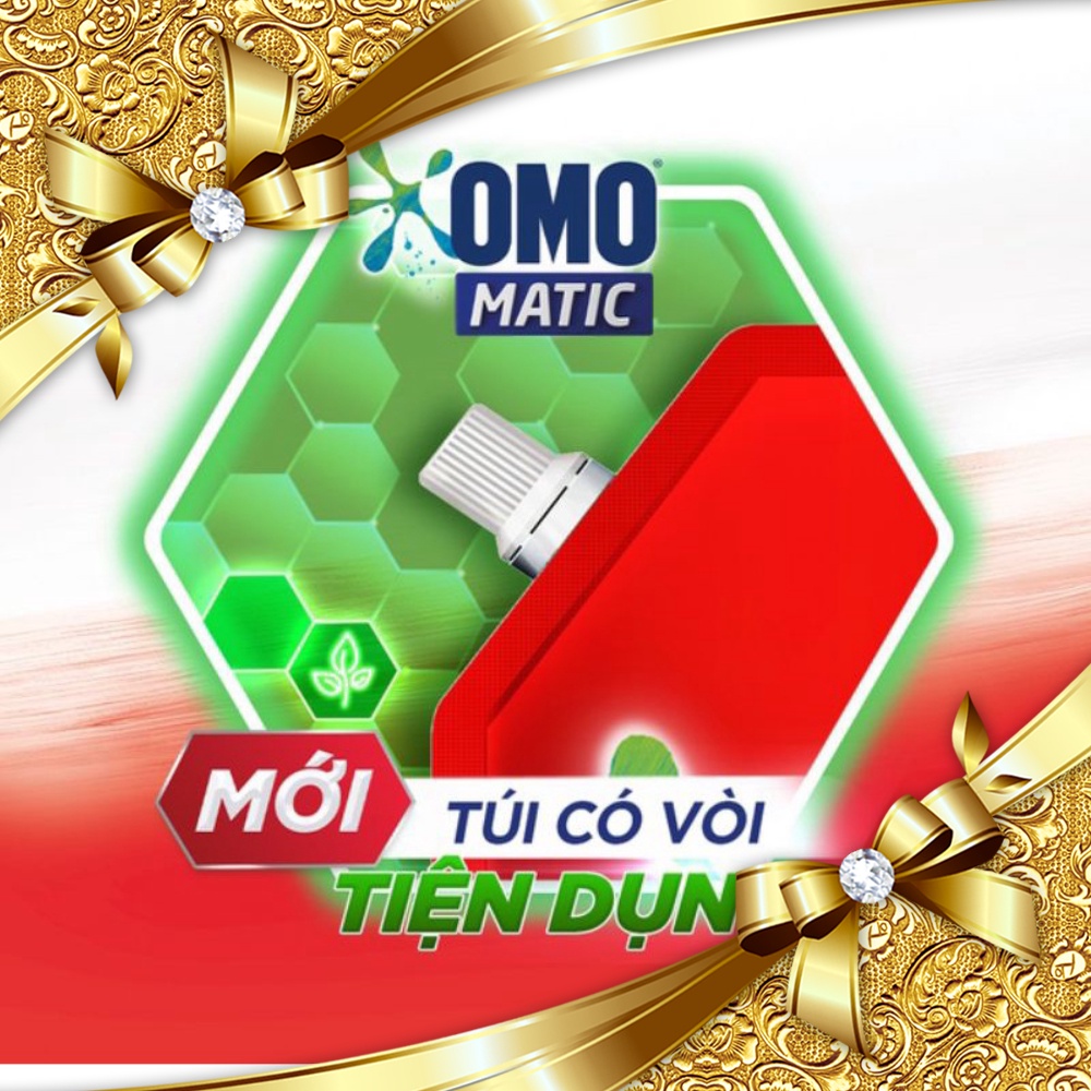 Túi Nước Giặt OMO Matic  3.7kg