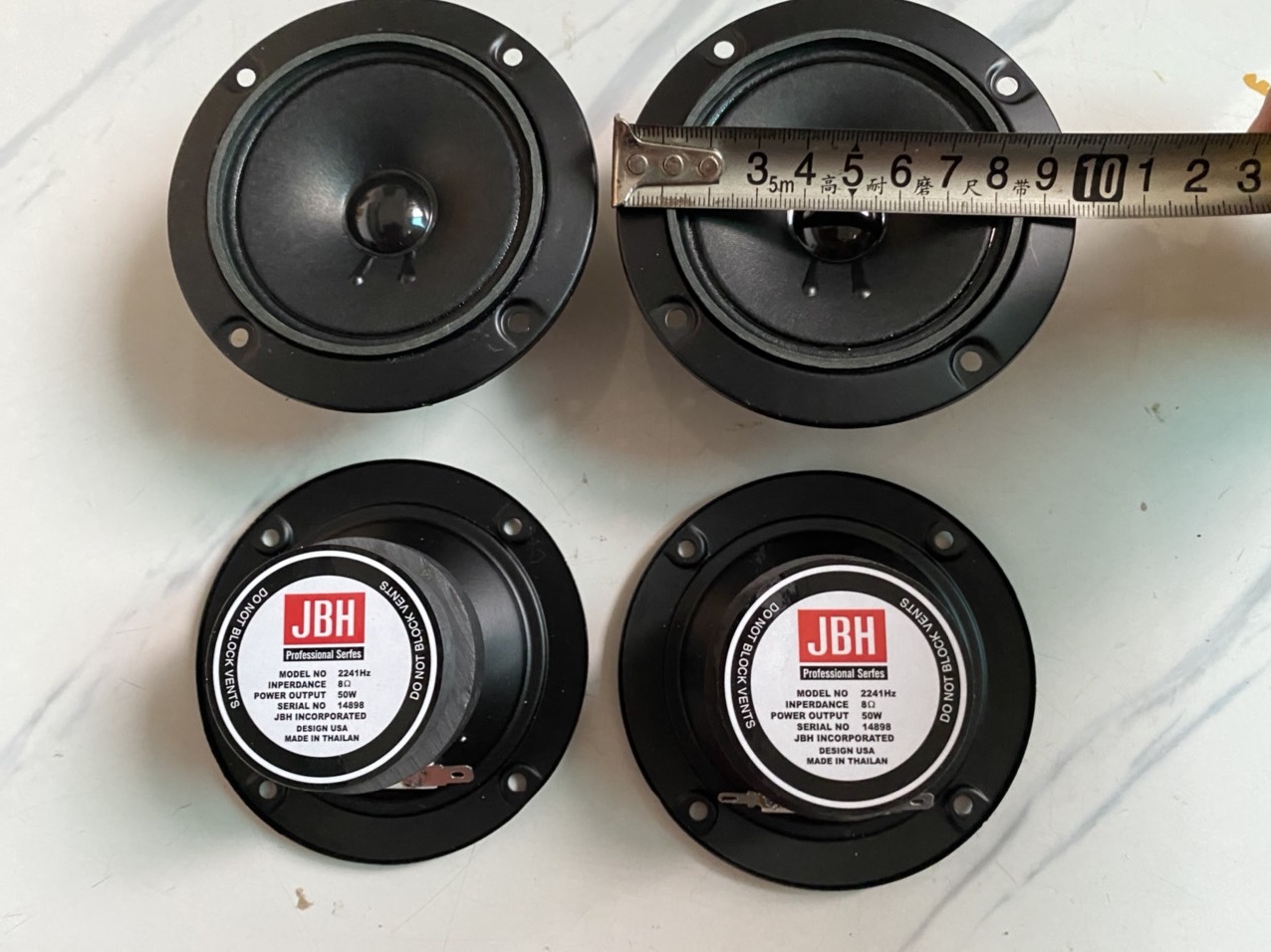Loa treble rời JBH từ kép 55-50 toàn vành 10cm - Loa treble rời xịn - Loa treble rời cao cấp