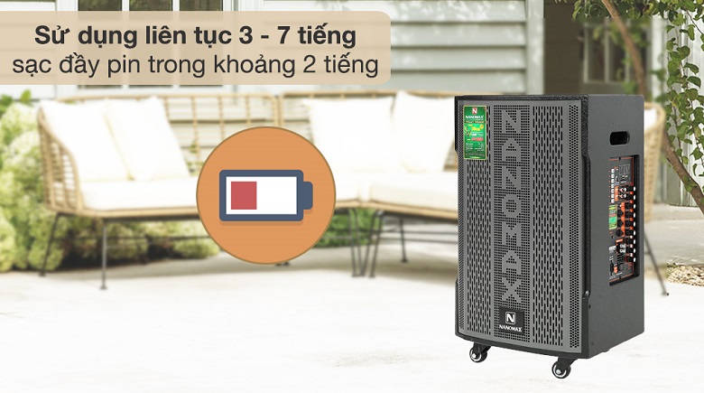 Loa kéo karaoke Nanomax S-820 400W