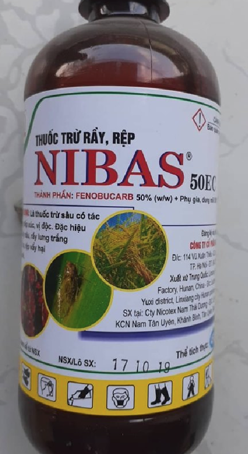 Thuốc trừ rầy rệp  NIBAS 50EC - Chai 450ml