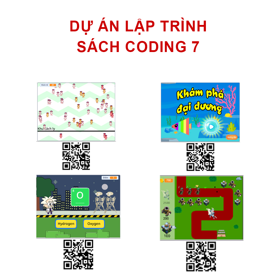 Sách Coding 7 lập trình với Scratch 3