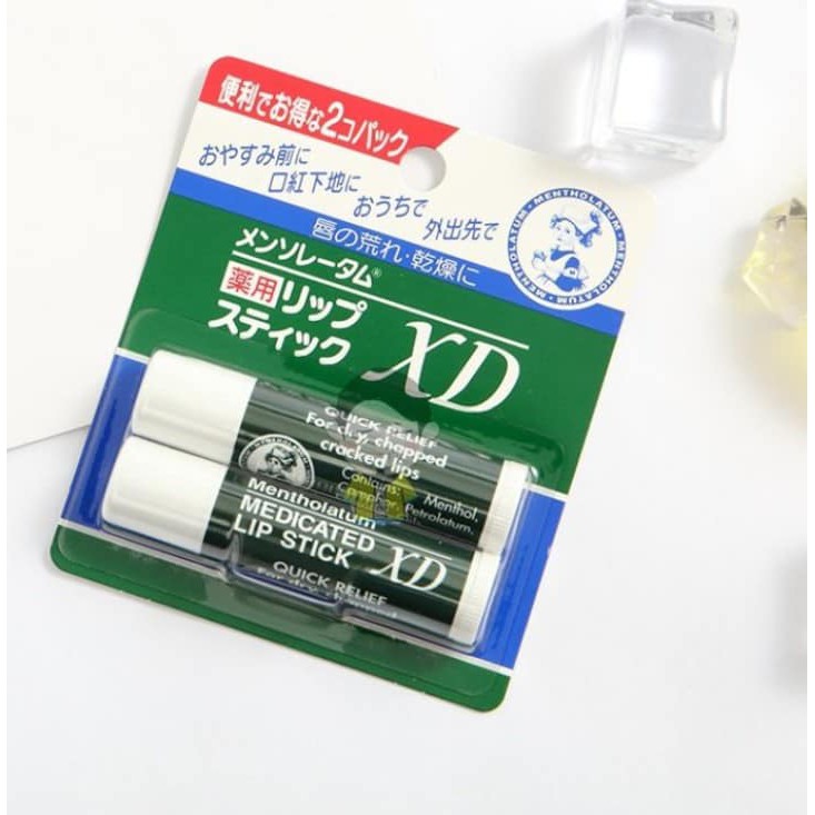 Son Dưỡng Môi Mentholatum Rohto Nhật Bản