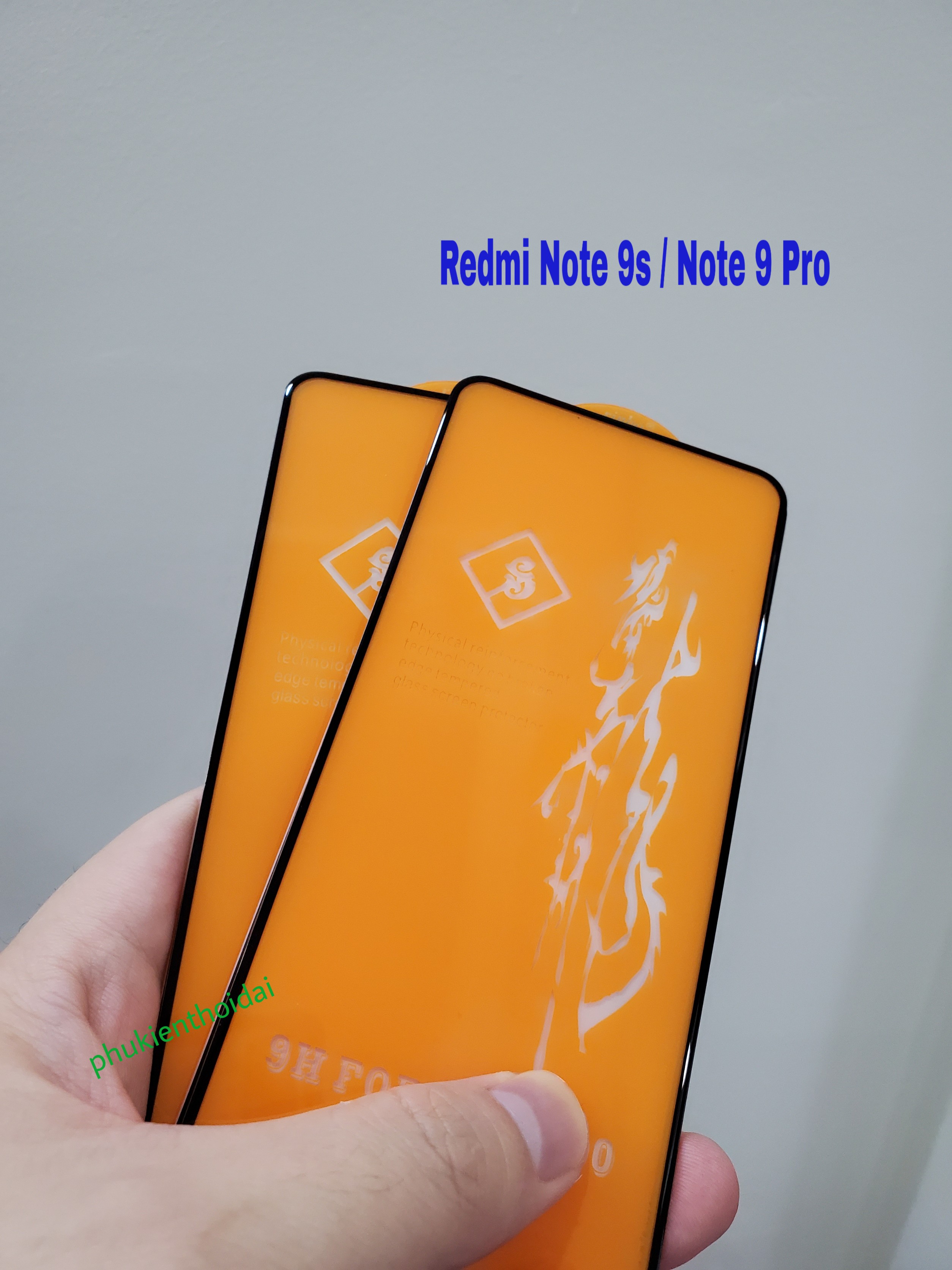 Kính cường lực Redmi Note 9s / Note 9 Pro 6D Dragon Full màn Full keo viền mỏng chất đẹp cao cấp