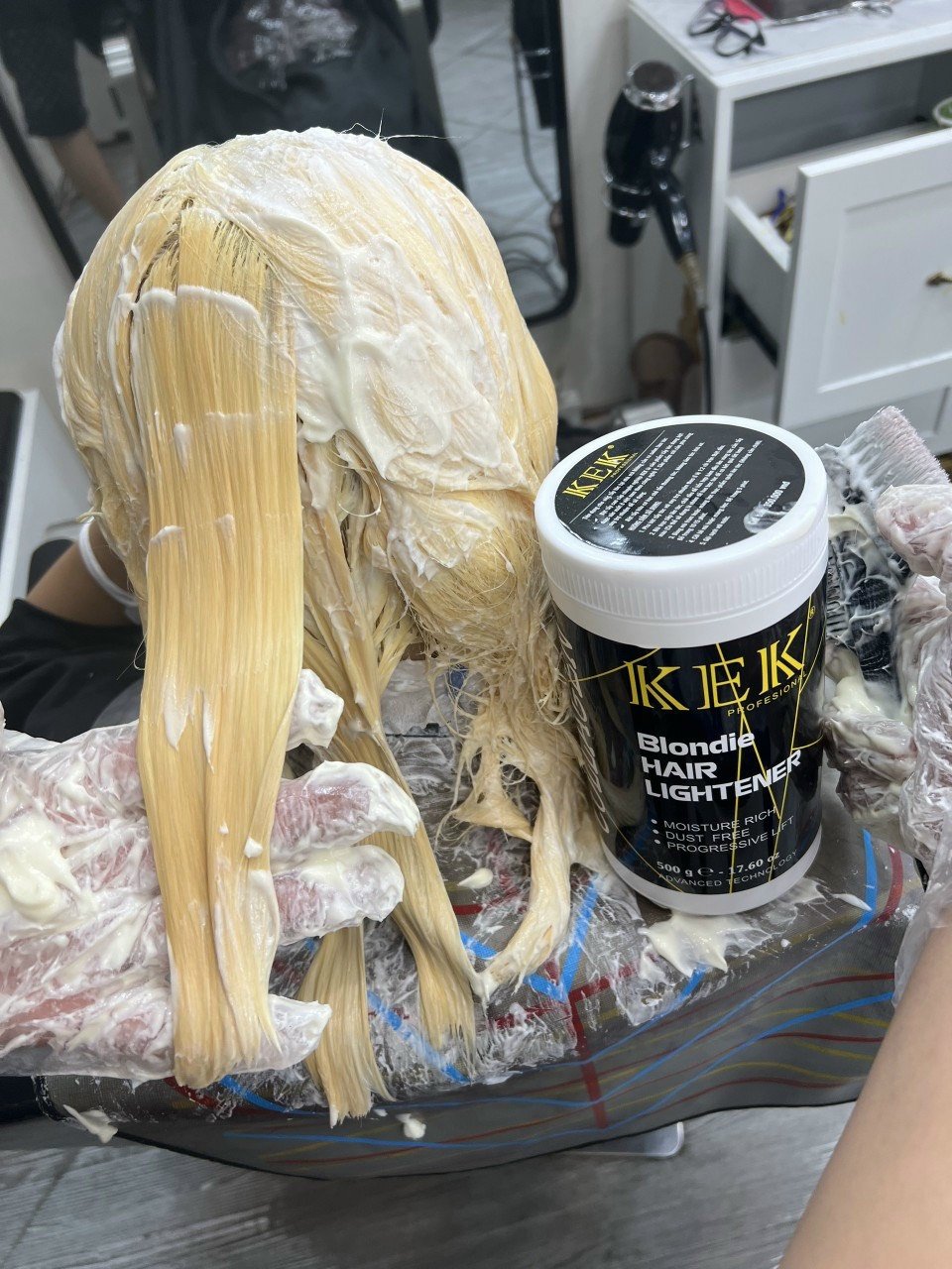 Bột tẩy tóc Collagen KEK 500g