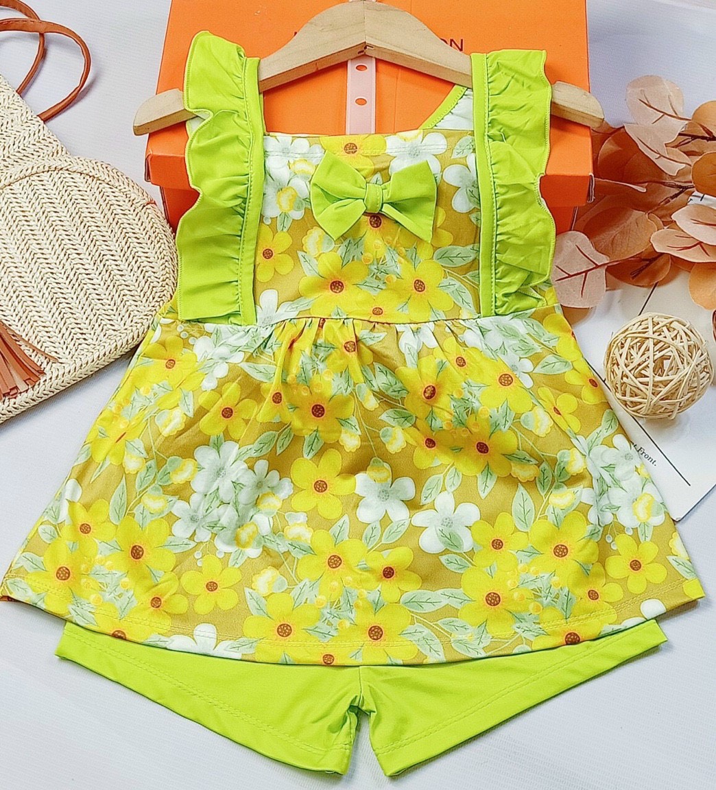 Đồ bộ bé gái size đại từ 23kg-42kg (Lưu ý: thun lạnh, xem kích thước trong chi tiết trước khi đặt hàng)