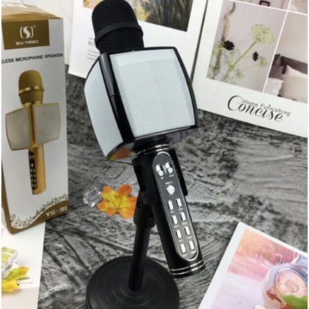 MIC KARAOKE BLUETOOTH YS 91- HÀNG - BẮT GIỌNG TỐT-