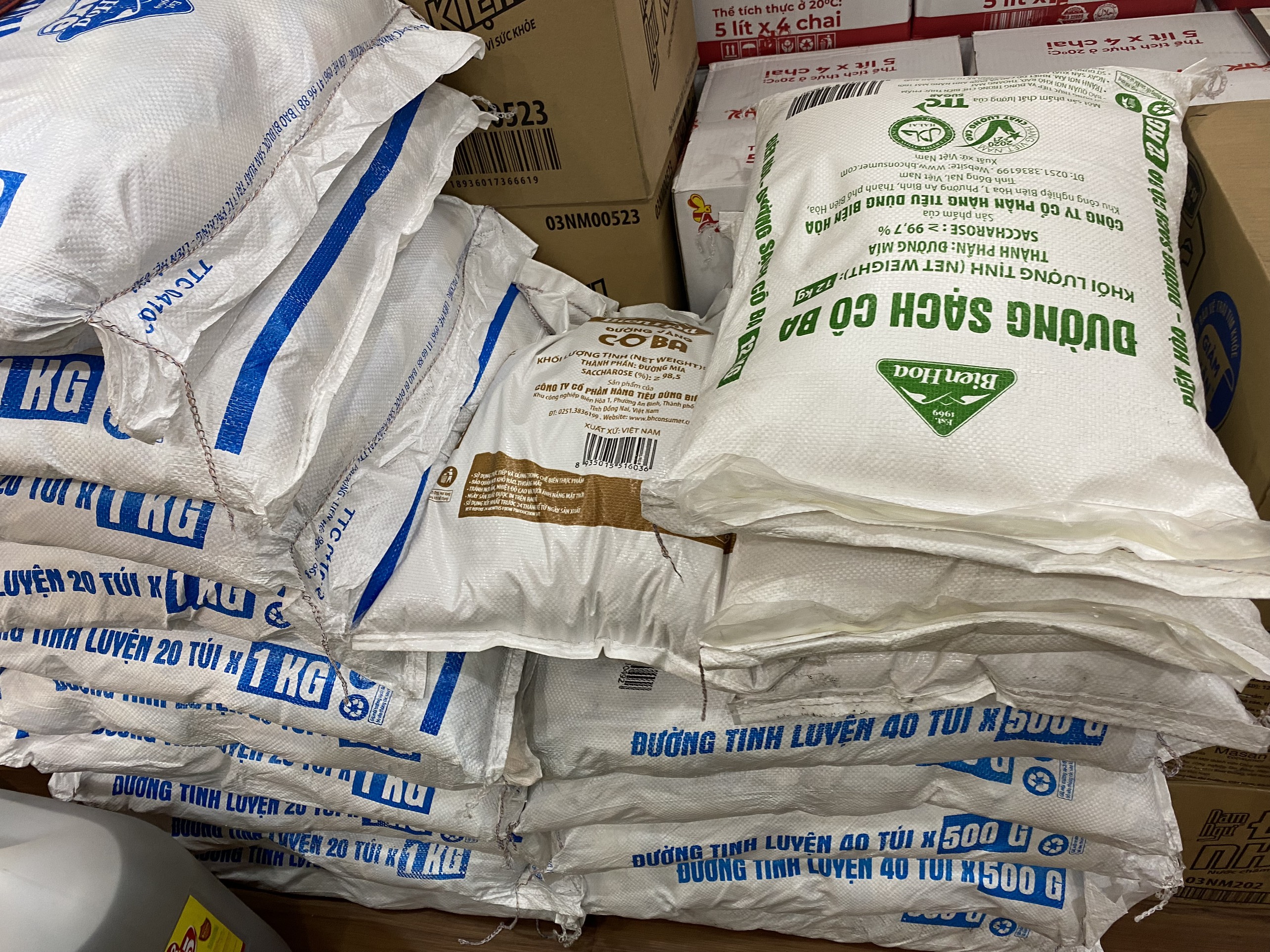 Bao Đường Vàng Cô Ba bao 12kg
