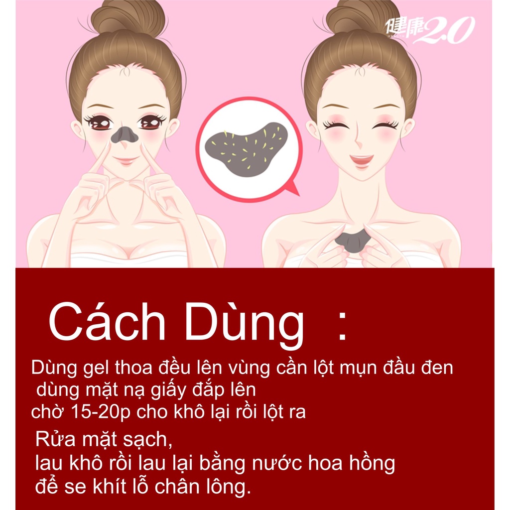 Kem lột mụn cám, mụn đầu đen PEELING PACK