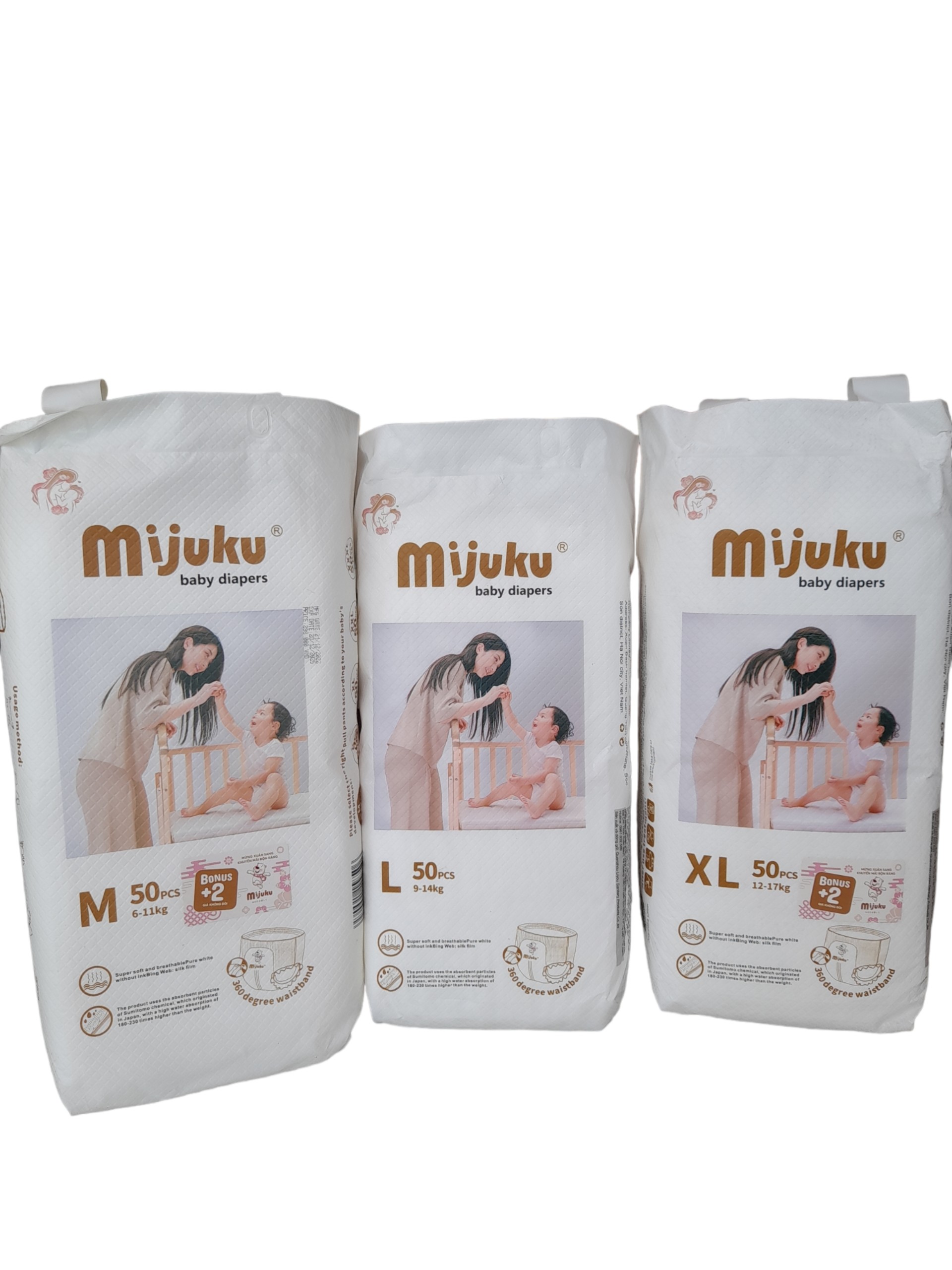 Tã Quần Mijuku XXL 50 Miếng