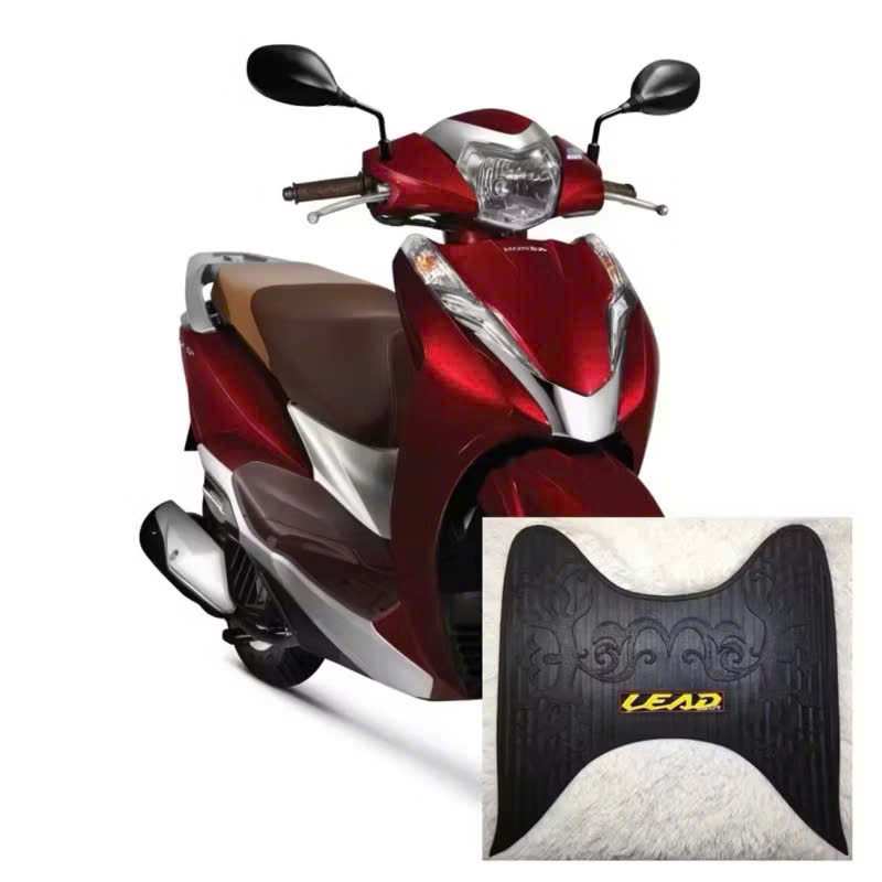 Thảm cao su lót chân xe máy Lead (2013-2023) nhiều đời
