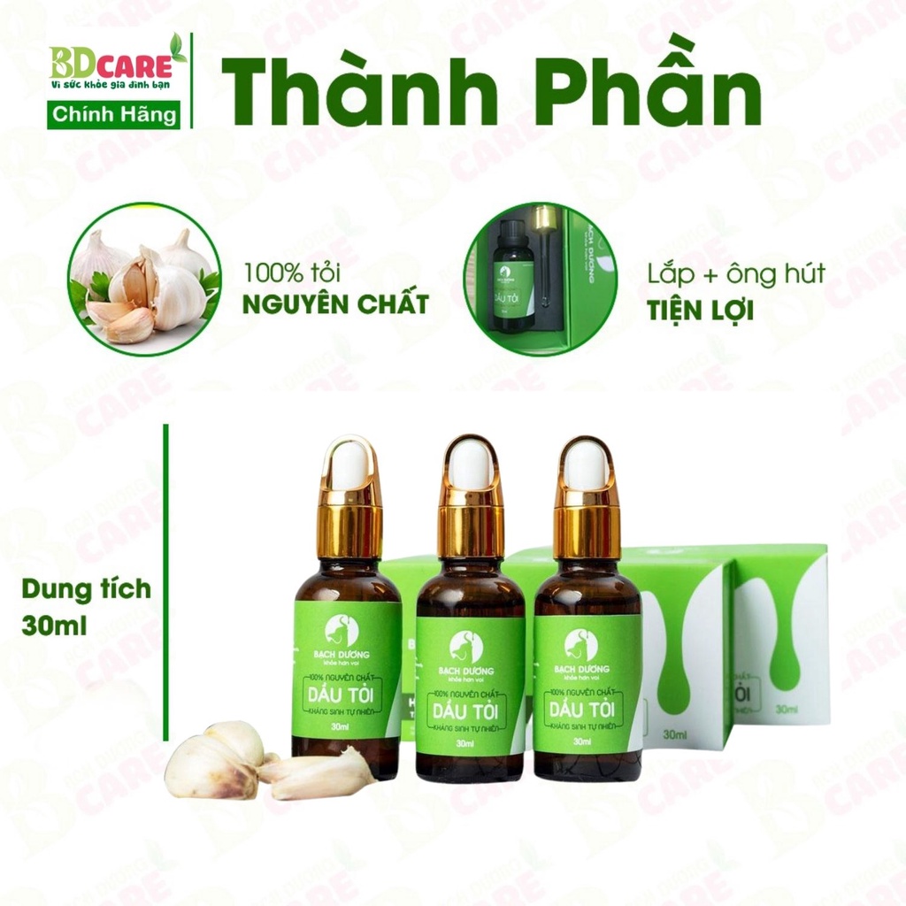 Dầu Tỏi Bạch Dương - 30ml BDcare