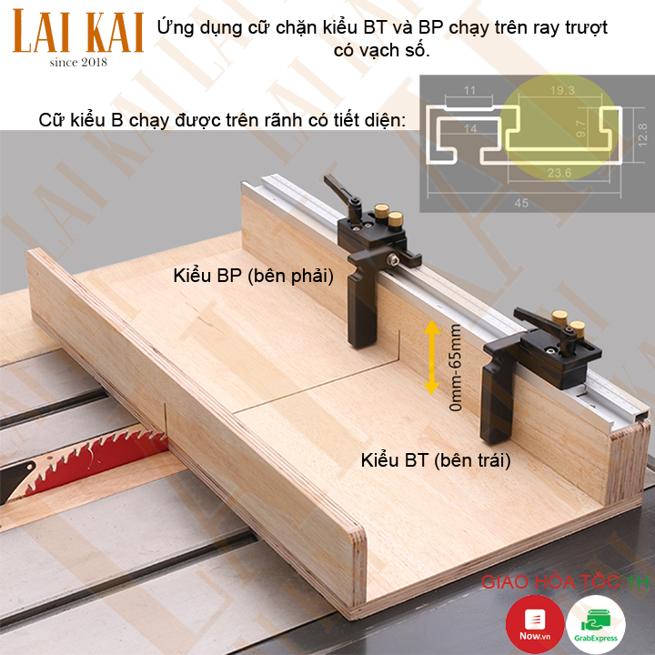 [HCM]Cữ chặn gỗ Wnew