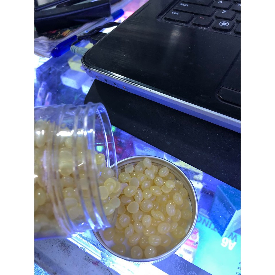 Sáp Wax Lông Hạt Đậu 400Gram (Dạng Chai)