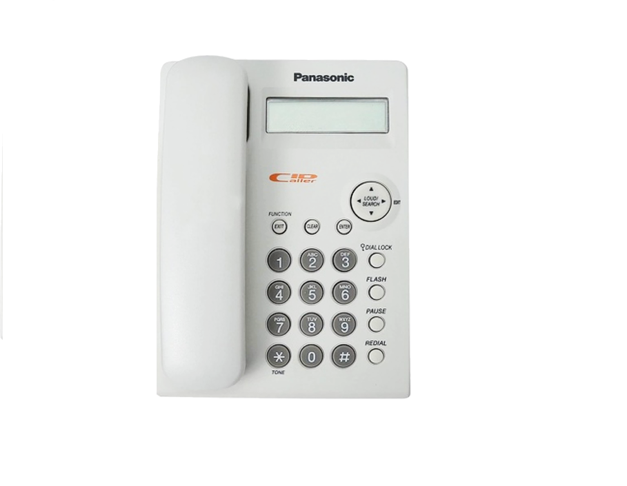 Genuine Panasonic Kx-Tsc11 Desk Phone (White)