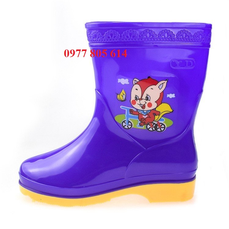 Ủng trẻ em size 26-40 nhiều màu đế cứng, ủng đi mưa cho trẻ em, ủng cho bé