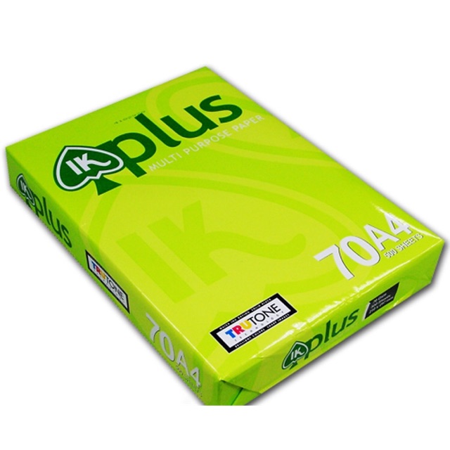 Giấy in A4 Ik plus định lượng 70gsm