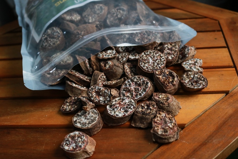 1kg Chuối hột thái lát khô