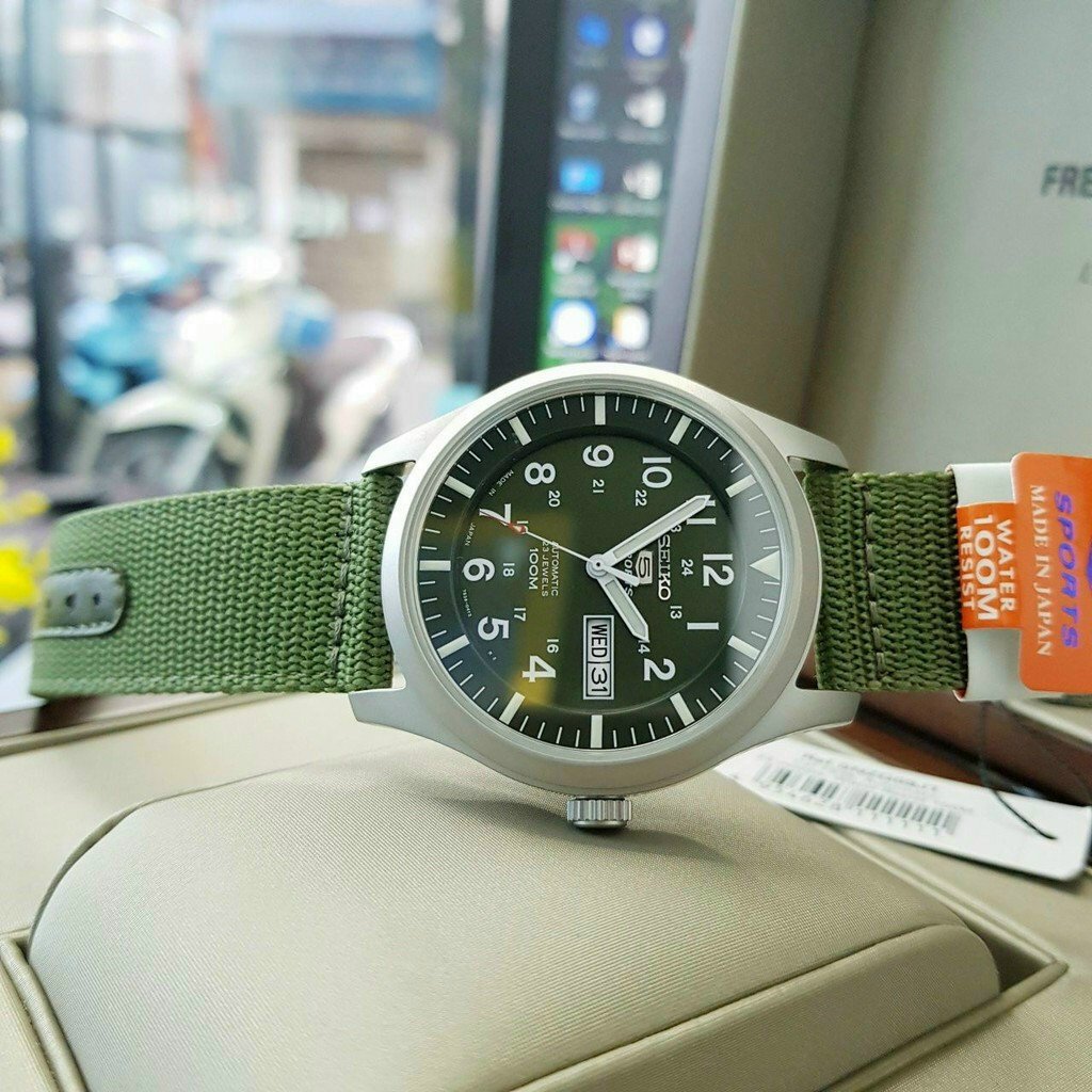 Đồng hồ nam SEIKO Automatic dây dù máy nhật