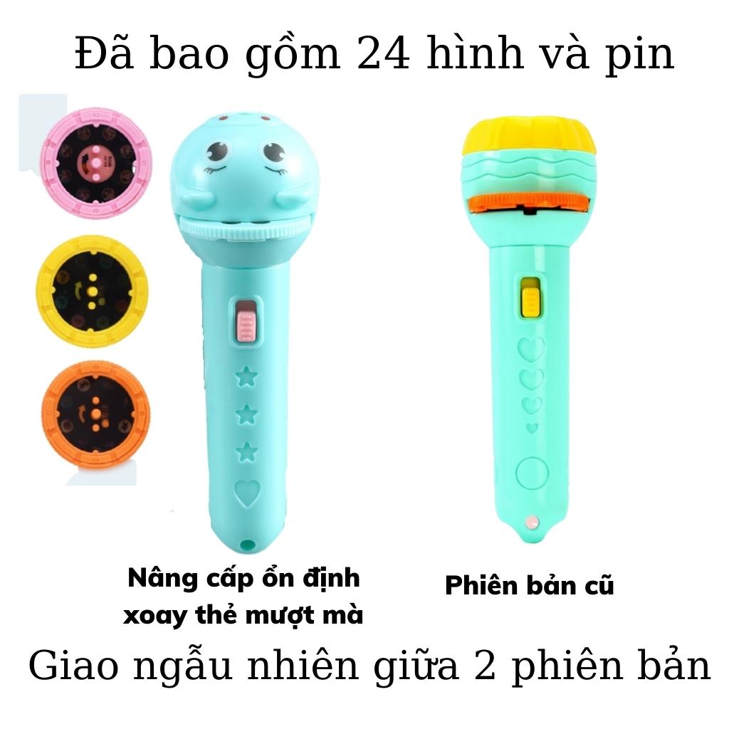 Đèn pin chiếu hình cho bé 24 hình động vật sắc nét
