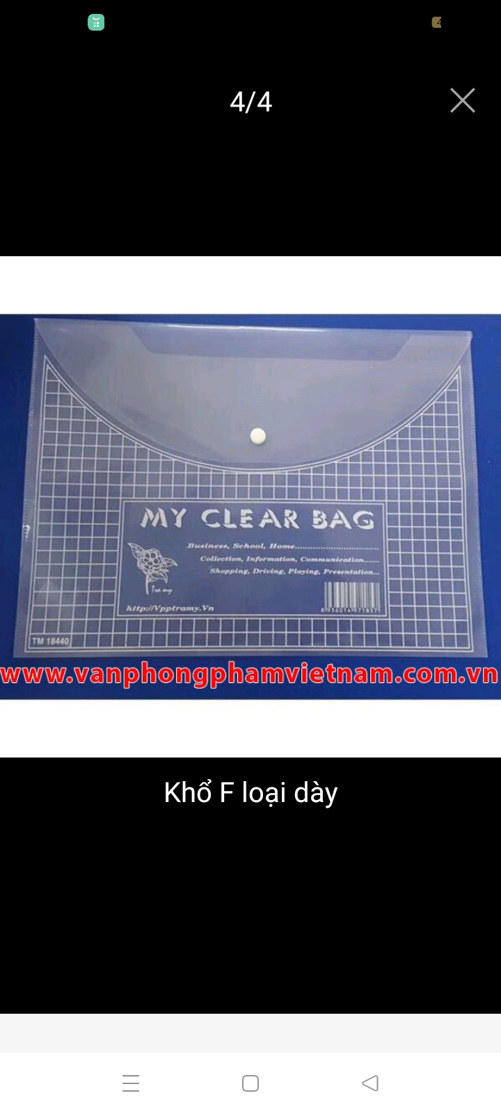 Túi clear bag TL khổ A loại dày, mỏng,trung- Khổ F loại dày đựng hồ sơ