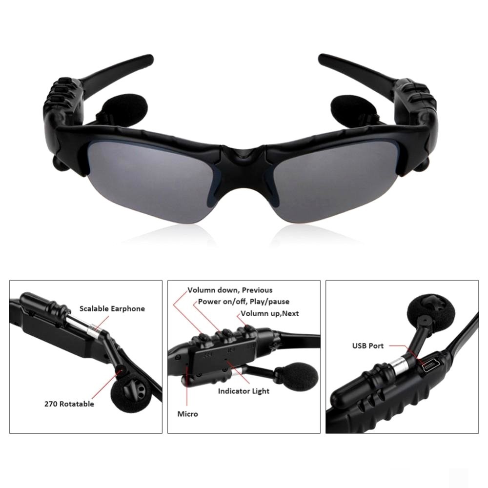 [HCM][SALE GIÁ SỐC] Mắt kính Bluetooth Sport Grown Tech V4.1 AT120 (Đen).
