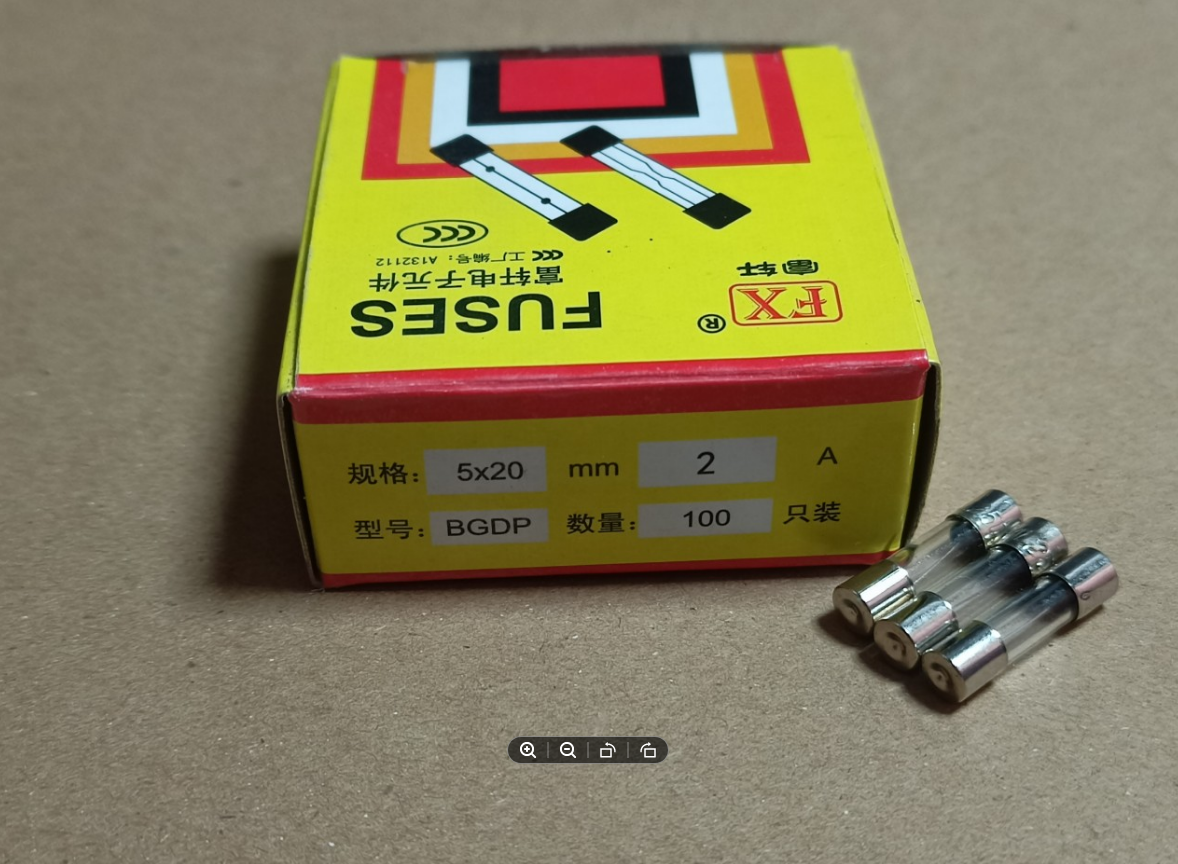 Cầu Chì 2A 250V 5x20mm (Hộp 100 chiếc)
