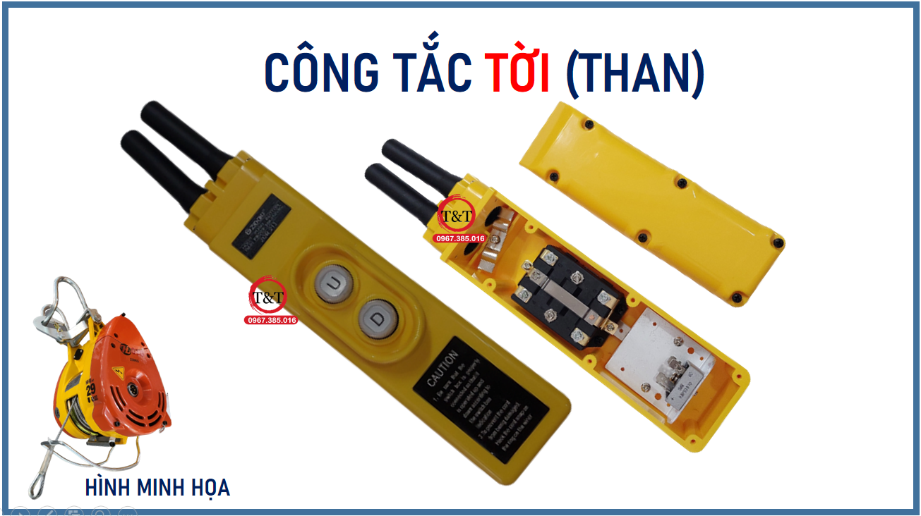 CÔNG TẮC TỜI DÙNG CHO MÁY TỜI CÓ CHỔI THAN