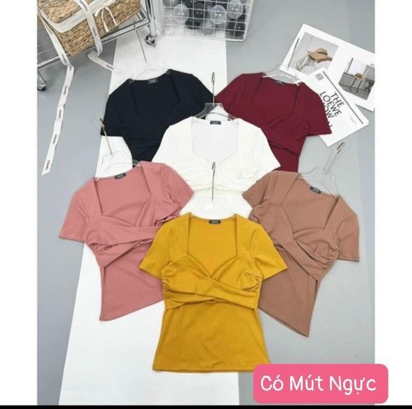 Áo thun croptop body tay ngắn xoắn ngực , CHẤT THUN BORIP, Áo thun body croptop tay ngắn xoắn ngực, Áo thun croptop body tay ngắn xoắn ngực