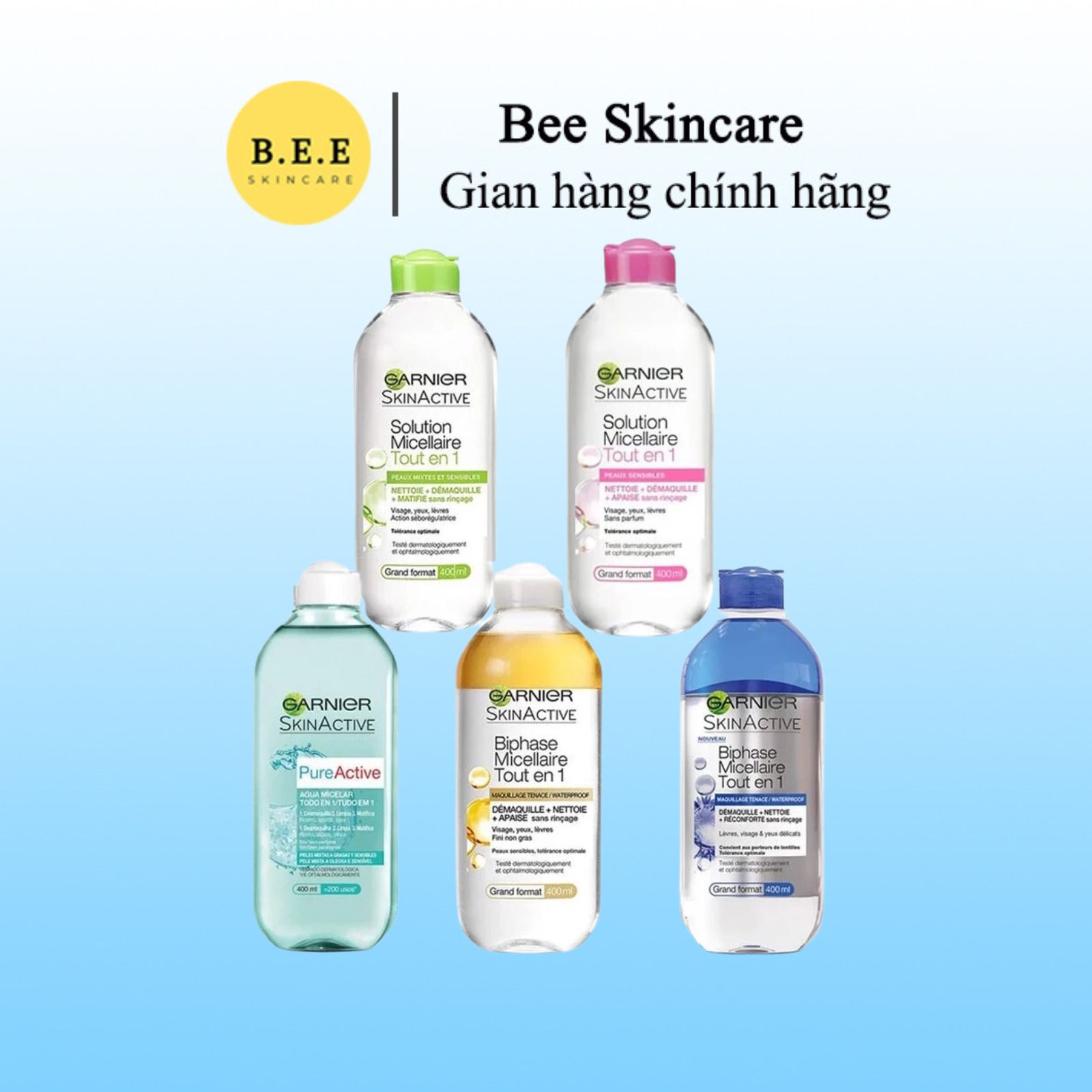 Nước Tẩy Trang Garnier Nga 400ml BeeSkincare