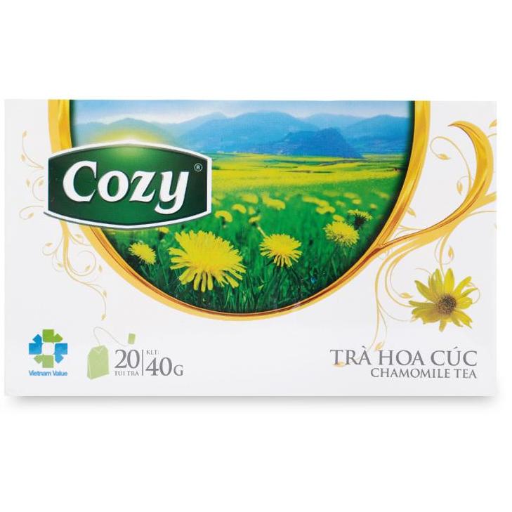 Trà túi lọc cozy hoa cúc 40Gr 20 gói x 2g Pha trà, trà sữa