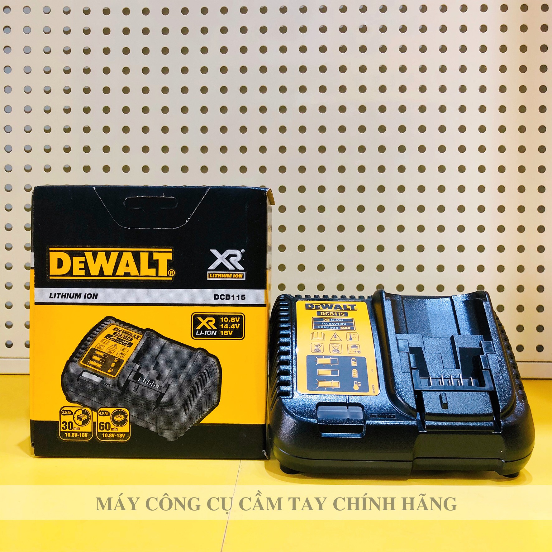 [HCM]Bộ Sạc Dewalt 18V DCB115