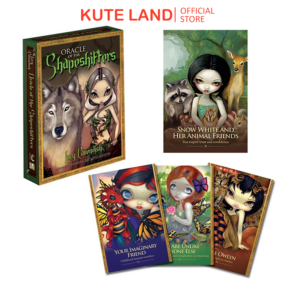 Bộ Bài Oracle Of The ShapeShifters Tặng Đá Thanh Tẩy