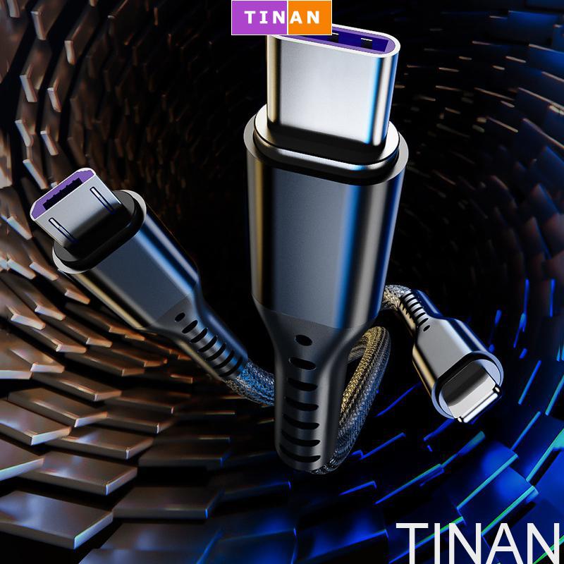 Cáp Sạc Nhanh USB 3 Trong 1 Chất Lượng Cao 5A, Iphone, Android, TypeC
